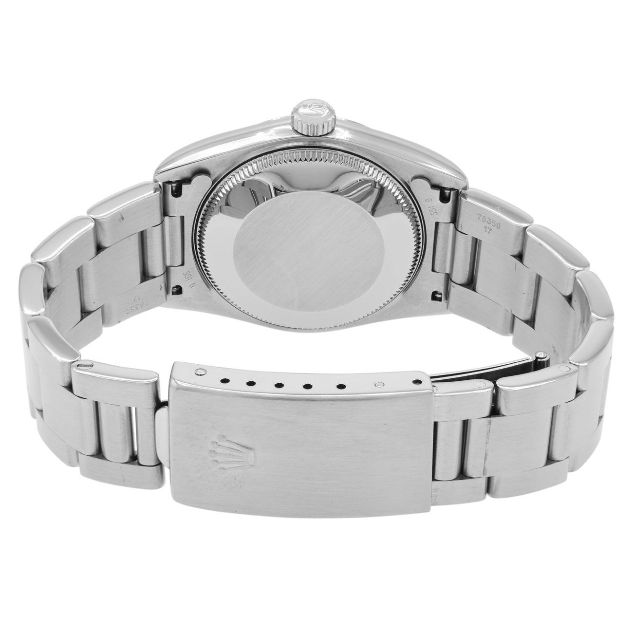 Exclusive Rolex Stainless Steel Oyster Perpetual 31 77080 — Side View