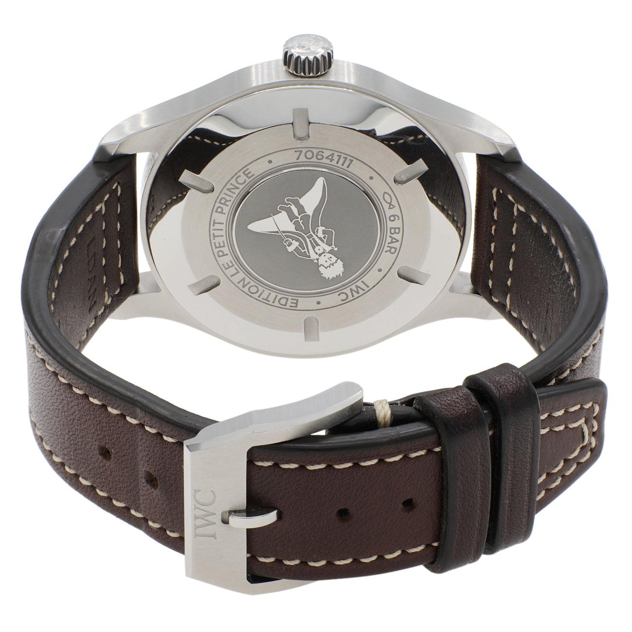 Exclusive IWC Stainless Steel Pilot Mark XVIII "Petit Prince" IW327010 — Side View