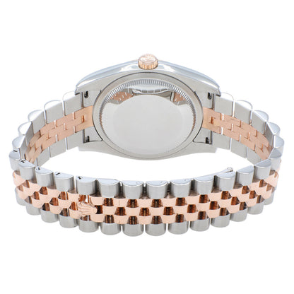 Exclusive Rolex 18K Rose Gold Stainless Steel Datejust 36 116231 — Detail View