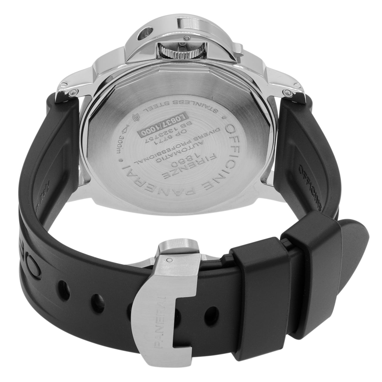 Exclusive Panerai Stainless Steel Luminor Submersible PAM00024 — Side View