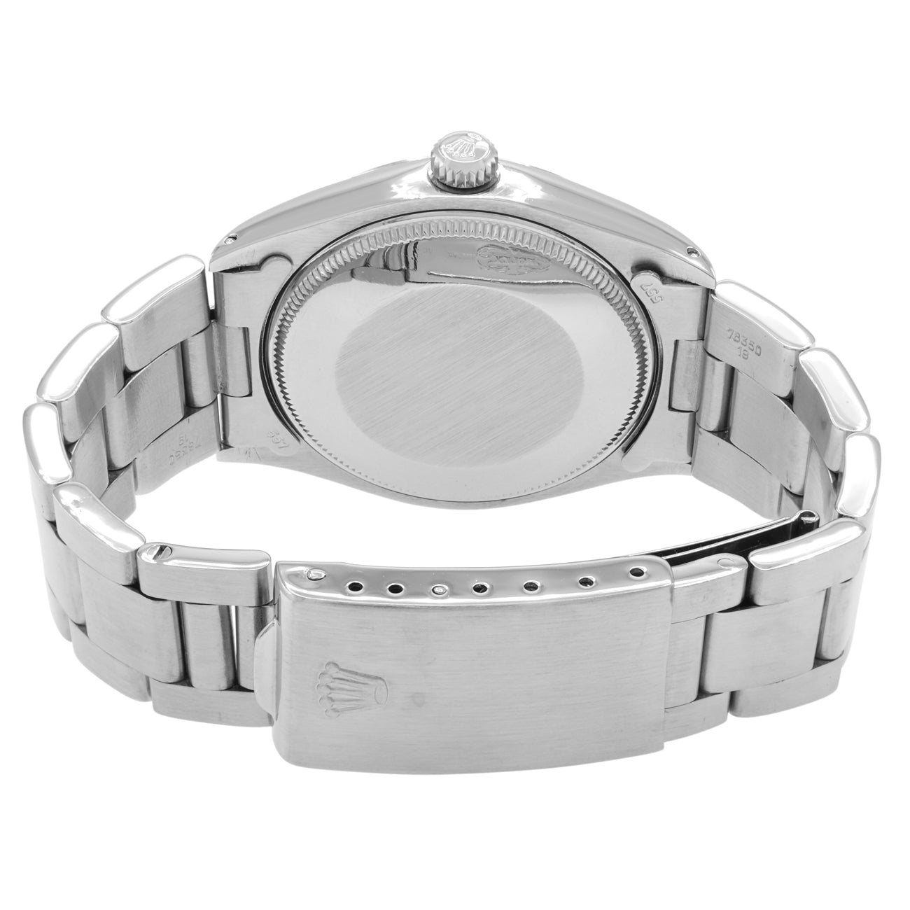 Exclusive Rolex Stainless Steel Air King Precision 5500 — Side View