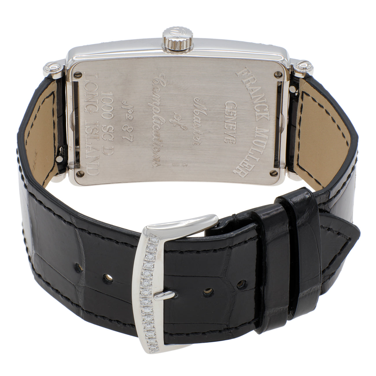 Exclusive Franck Muller 18K White Gold Diamond Long Island 1000 SC D — Side View