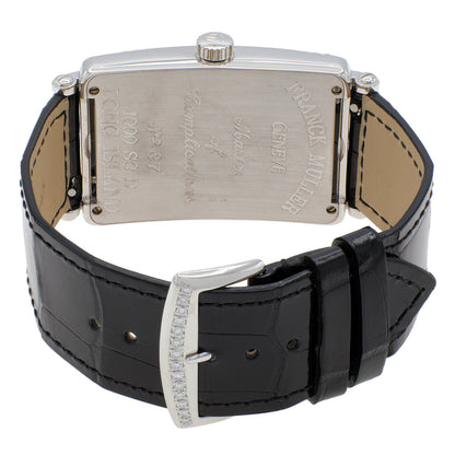 Exclusive Franck Muller 18K White Gold Diamond Long Island 1000 SC D — Side View