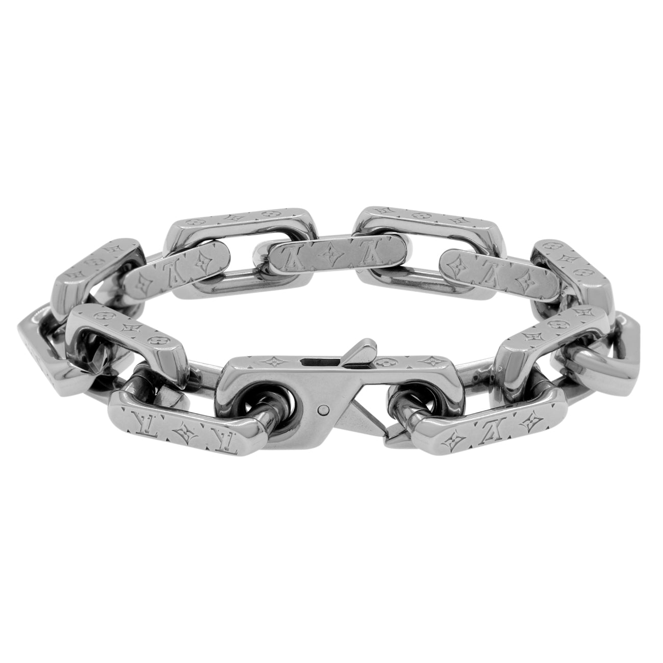 Exclusive Louis Vuitton Monogram Chain Bracelet — Side View
