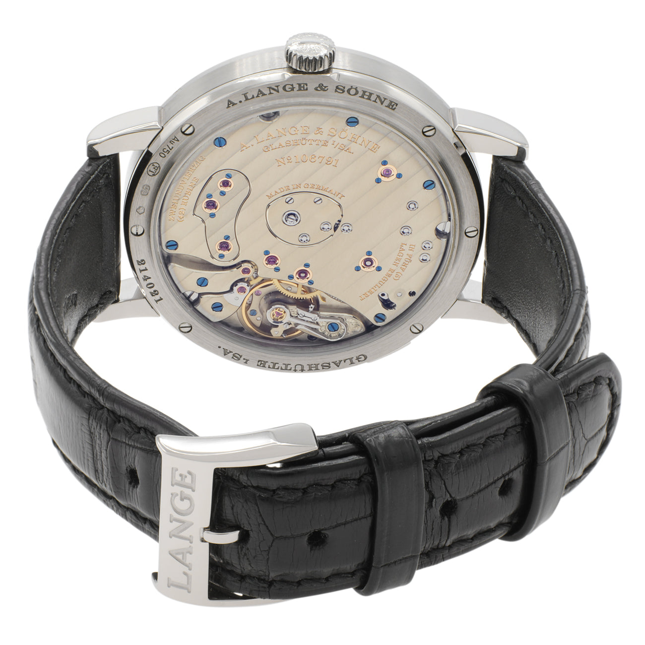 Exclusive A. Lange & Sohne Grand Lange 1 117.028 — Side View