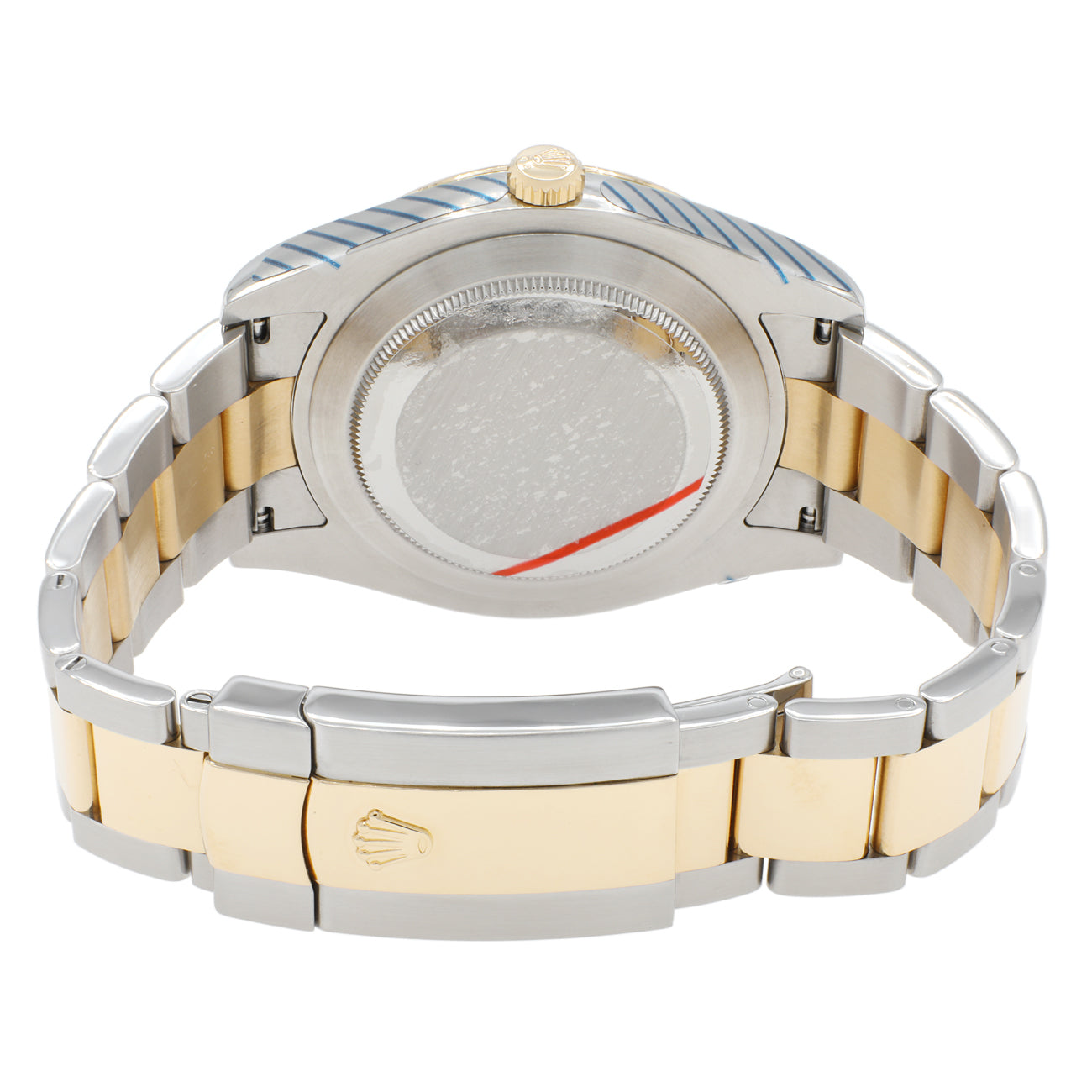 Exclusive Rolex Stainless Steel 18K Yellow Gold Datejust II 116333 — Side View