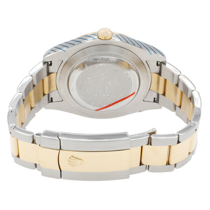 Exclusive Rolex Stainless Steel 18K Yellow Gold Datejust II 116333 — Side View