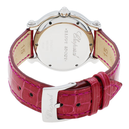Exclusive Chopard Stainless Steel Happy Sport Watch 27/8423 — Side View