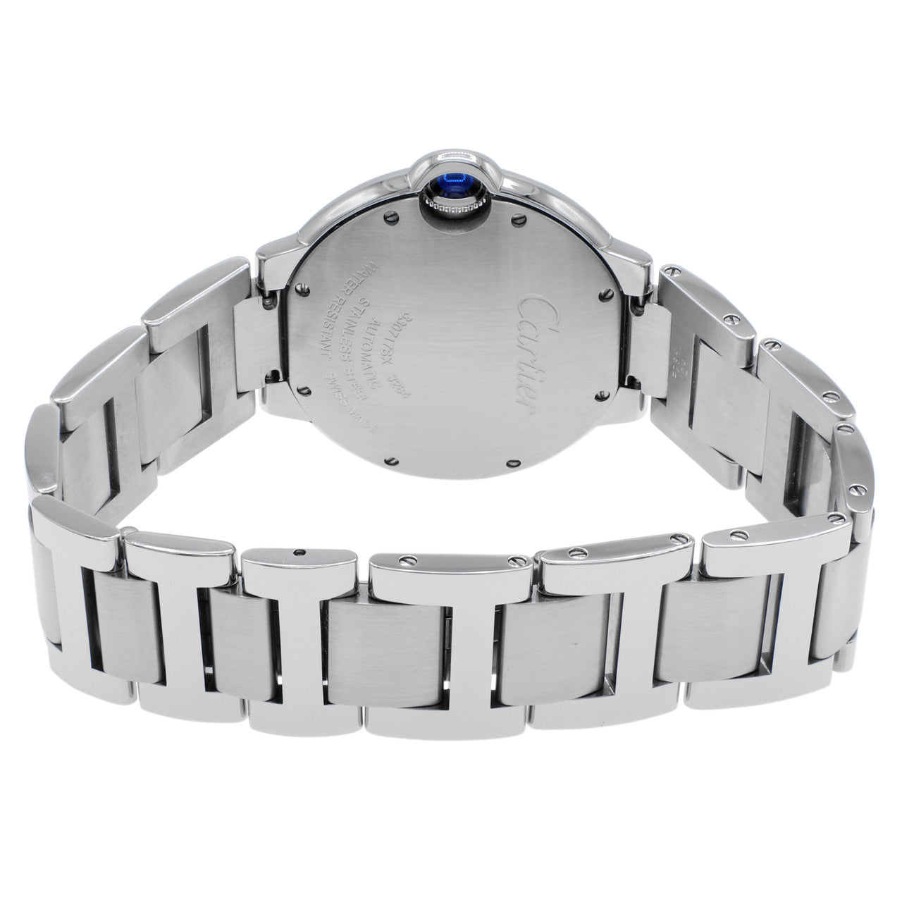 Exclusive Cartier Stainless Steel Ballon Bleu 36mm Automatic W6920046 — Side View