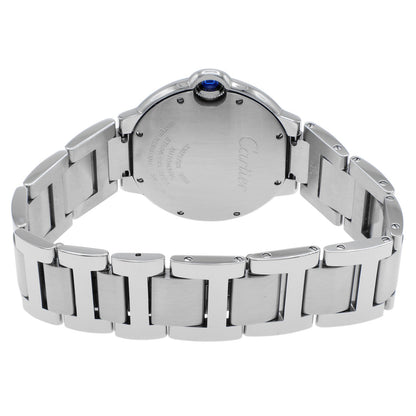 Exclusive Cartier Stainless Steel Ballon Bleu 36mm Automatic W6920046 — Side View