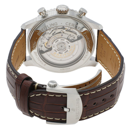 Exclusive Breitling Stainless Steel Aviator 8 B01 Chronograph  AB0119131B1P2 — Side View