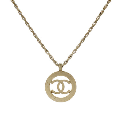 Exclusive Chanel Pearl CC Pendant    Necklace — Side View