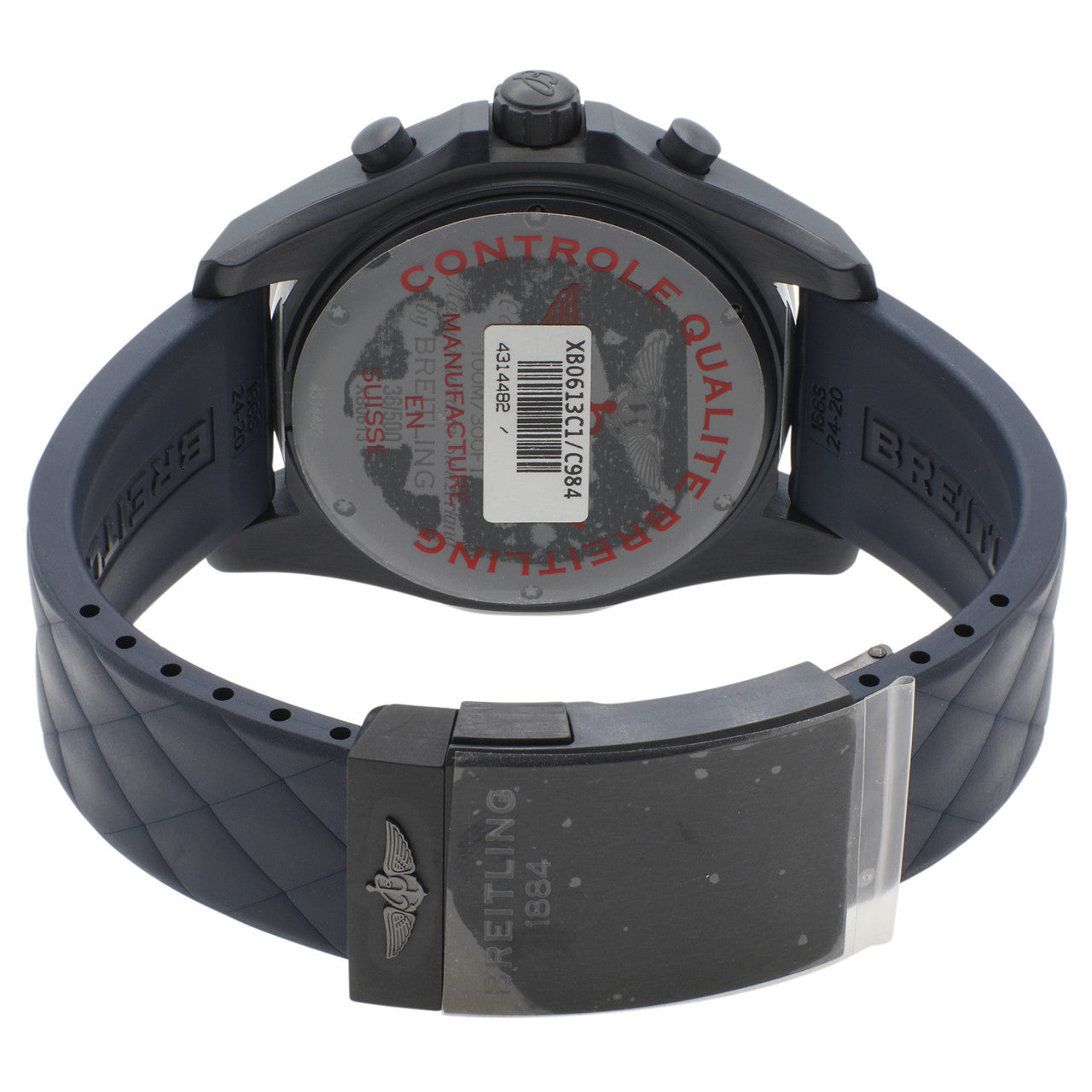 Exclusive Breitling Bentley GT Dark Sapphire XB0613C1/C984 — Top View