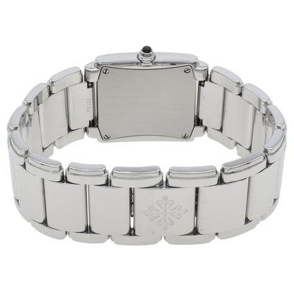 Exclusive Patek Philippe Stainless Steel Diamond Twenty-4 4910-10A-010 — Side View