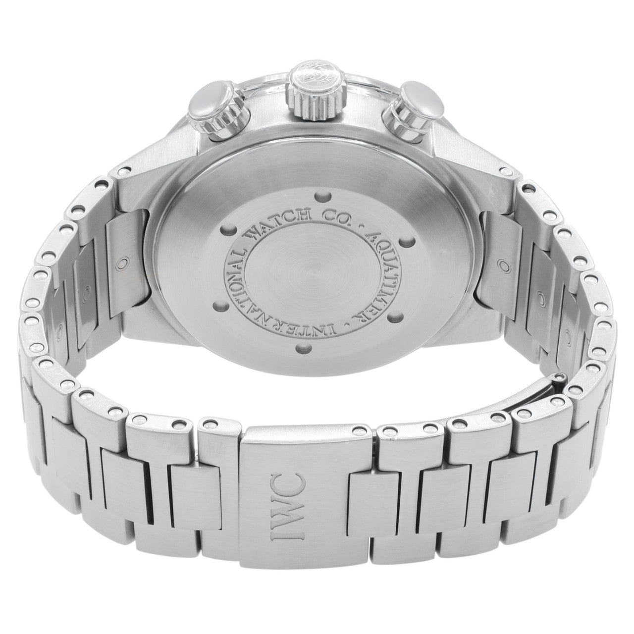 Exclusive IWC Stainless Steel Aquatimer Chronograph IW371928 — Side View