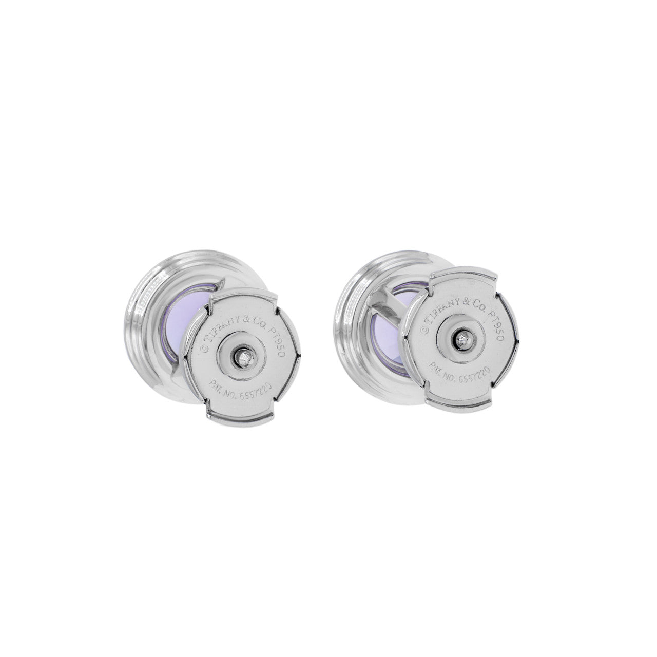 Exclusive Tiffany & Co. Platinum Tanzanite Soleste Earrings — Side View