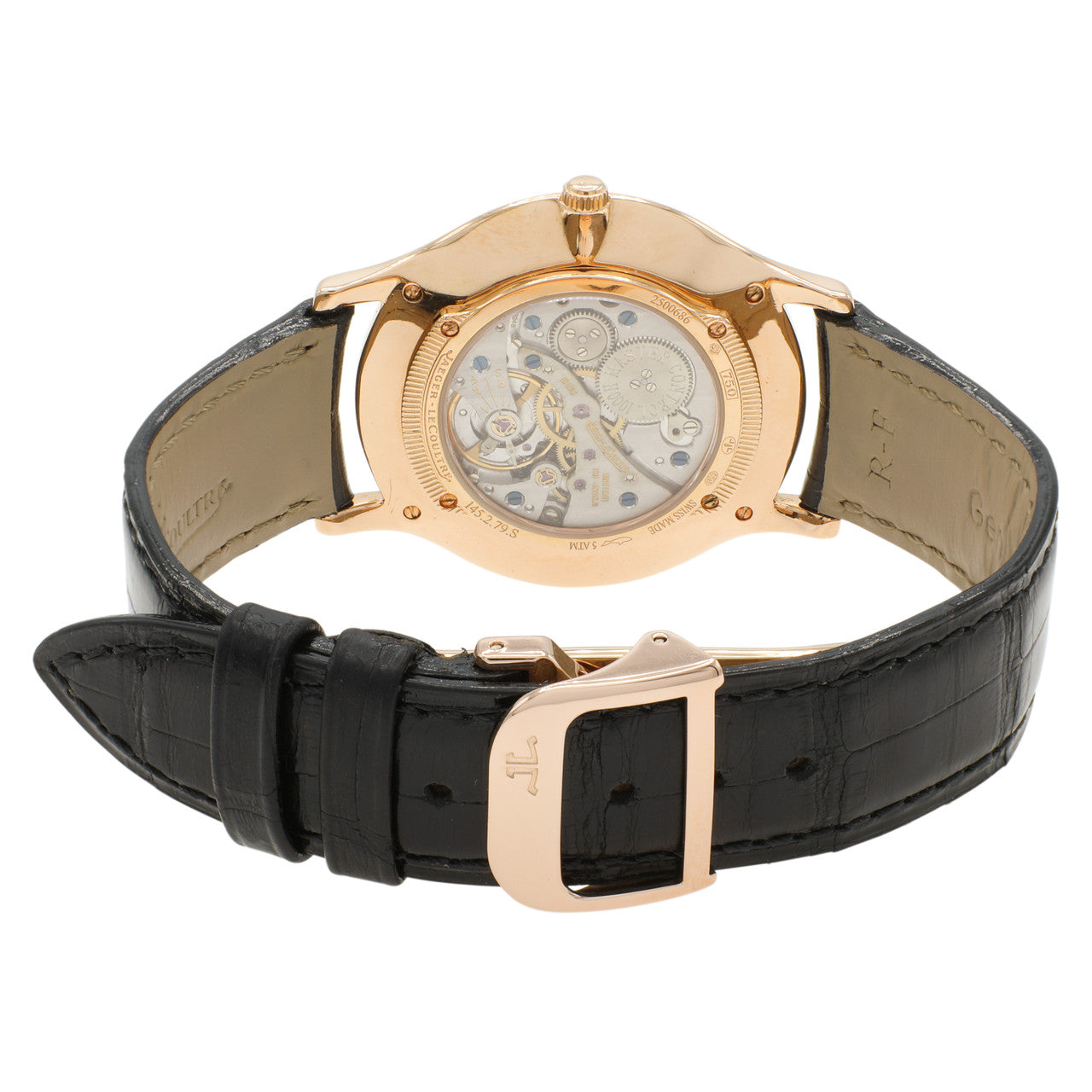 Exclusive Jaeger-LeCoultre 18K Rose Gold Master Ultra Thin  145.2.79S — Side View