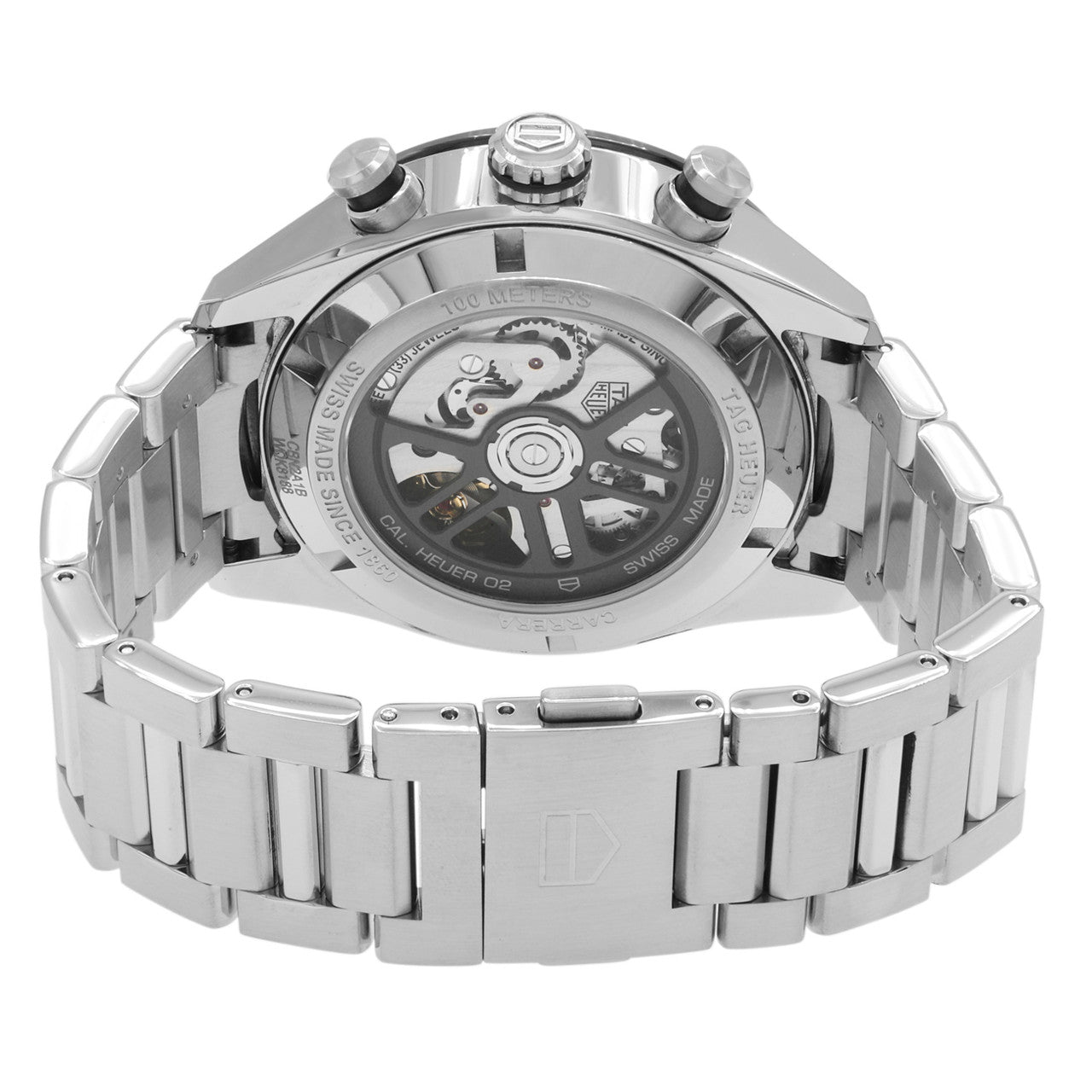 Exclusive Tag Heuer Stainless Steel Carrera Chronograph CBN2A1B.BA0643 — Side View