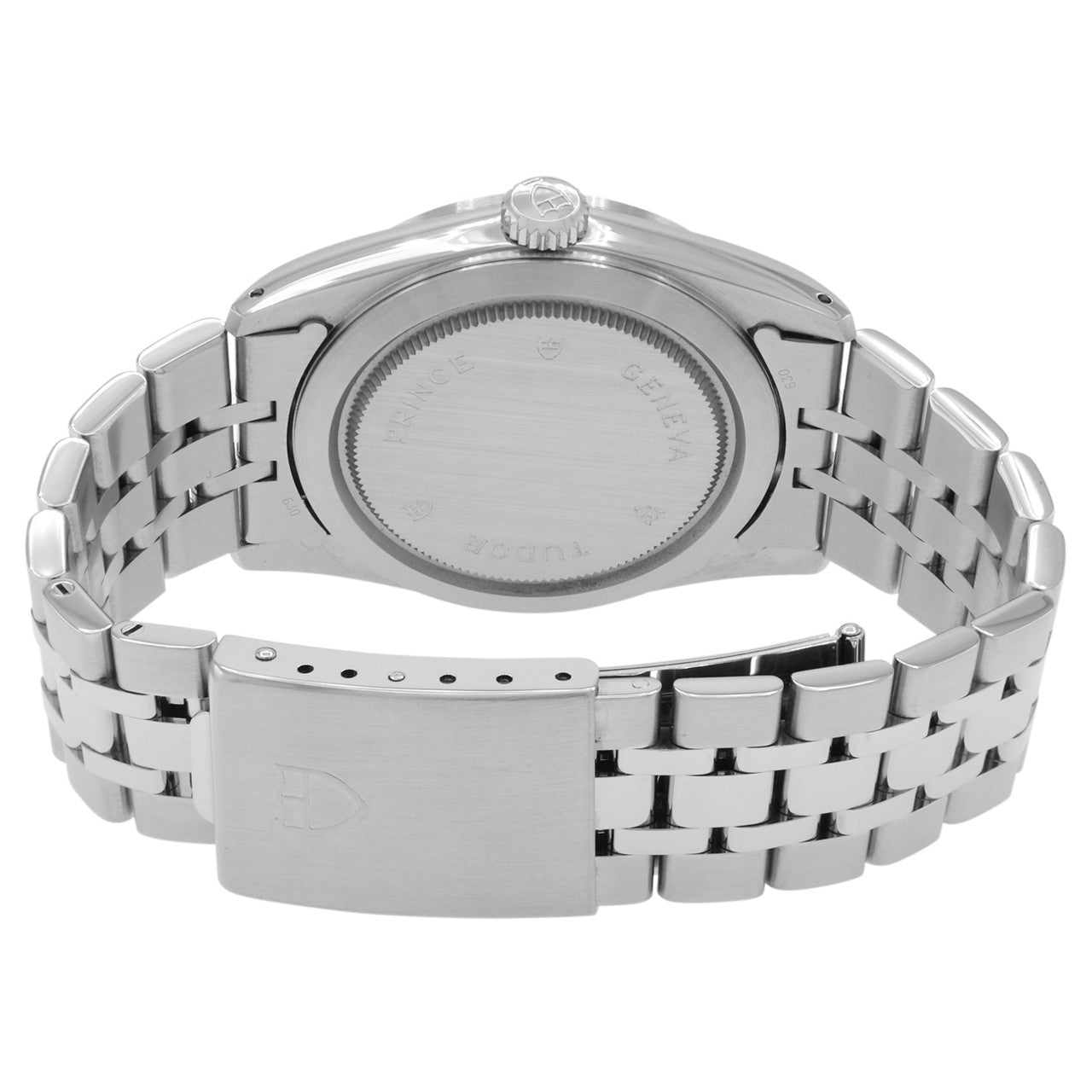Exclusive Tudor Stainless Steel Prince Day Date 76200 — Side View