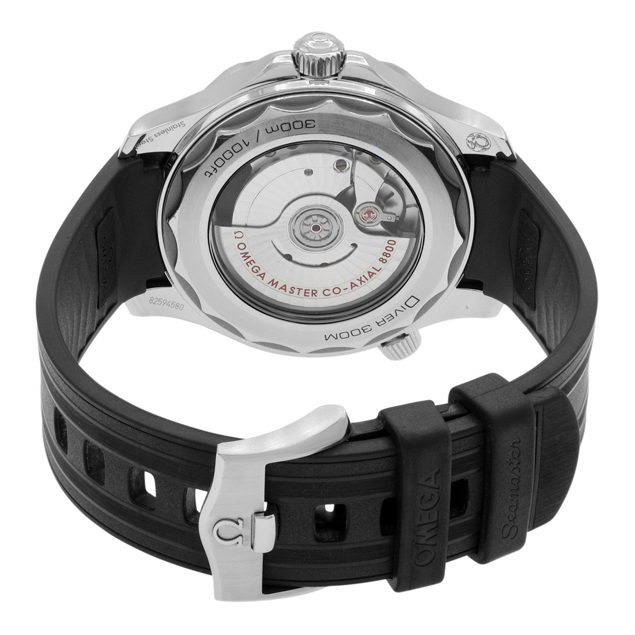 Exclusive Omega Stainless Steel Seamaster Diver 300M 210.32.42.20.01.001 — Side View