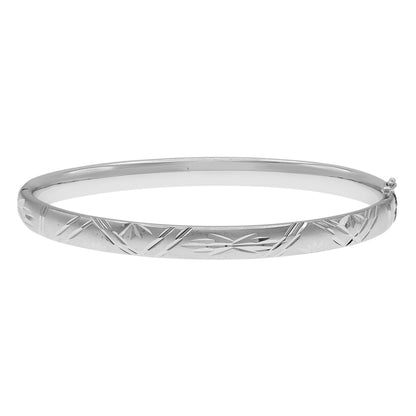 Exclusive Platinum Bangle — Side View