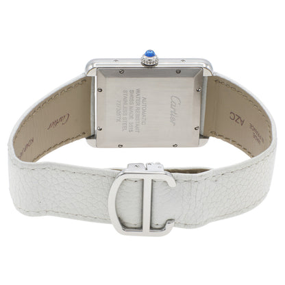 Exclusive Cartier Stainless Steel Tank Solo XL Automatic W5200027 — Side View