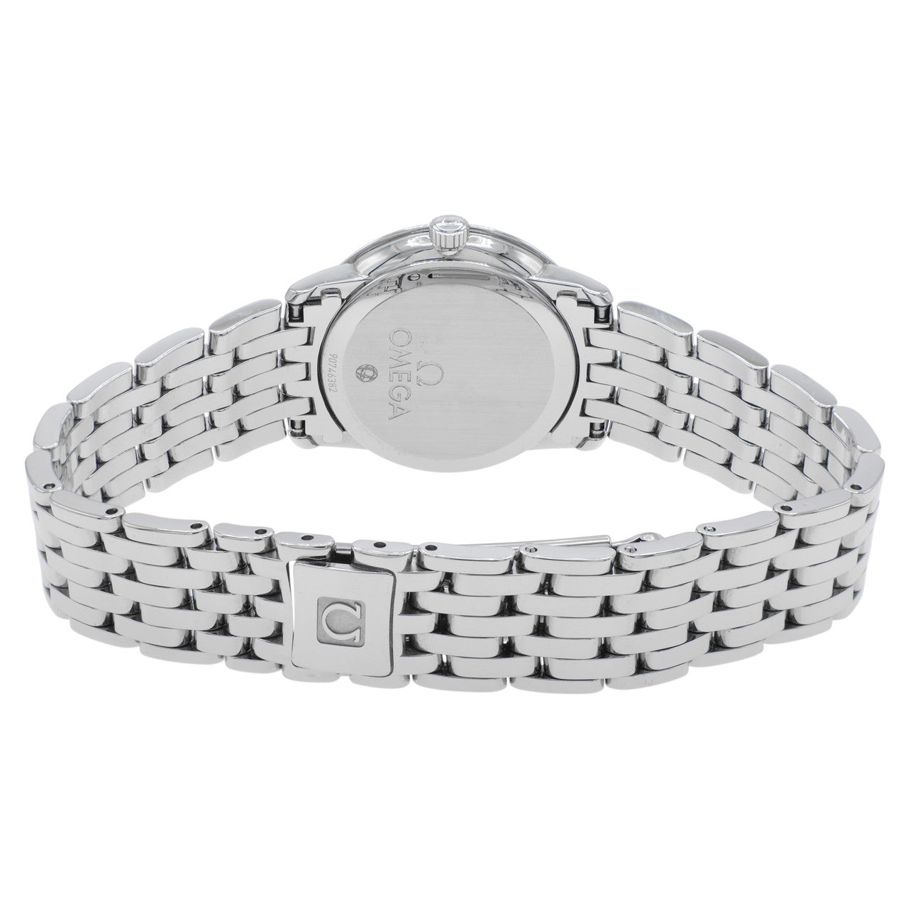 Exclusive Omega Stainless Steel De Ville Prestige Quartz 413.15.27.60.05.001 — Side View
