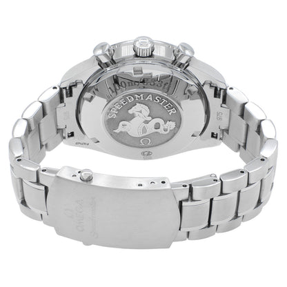 Exclusive Omega Stainless Steel Speedmaster Date 3210.52.00 — Side View