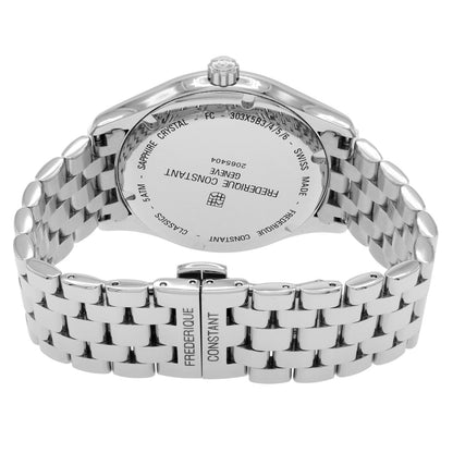 Exclusive Frederique Constant Stainless Steel Classics Index FC-303NB5B6 — Side View