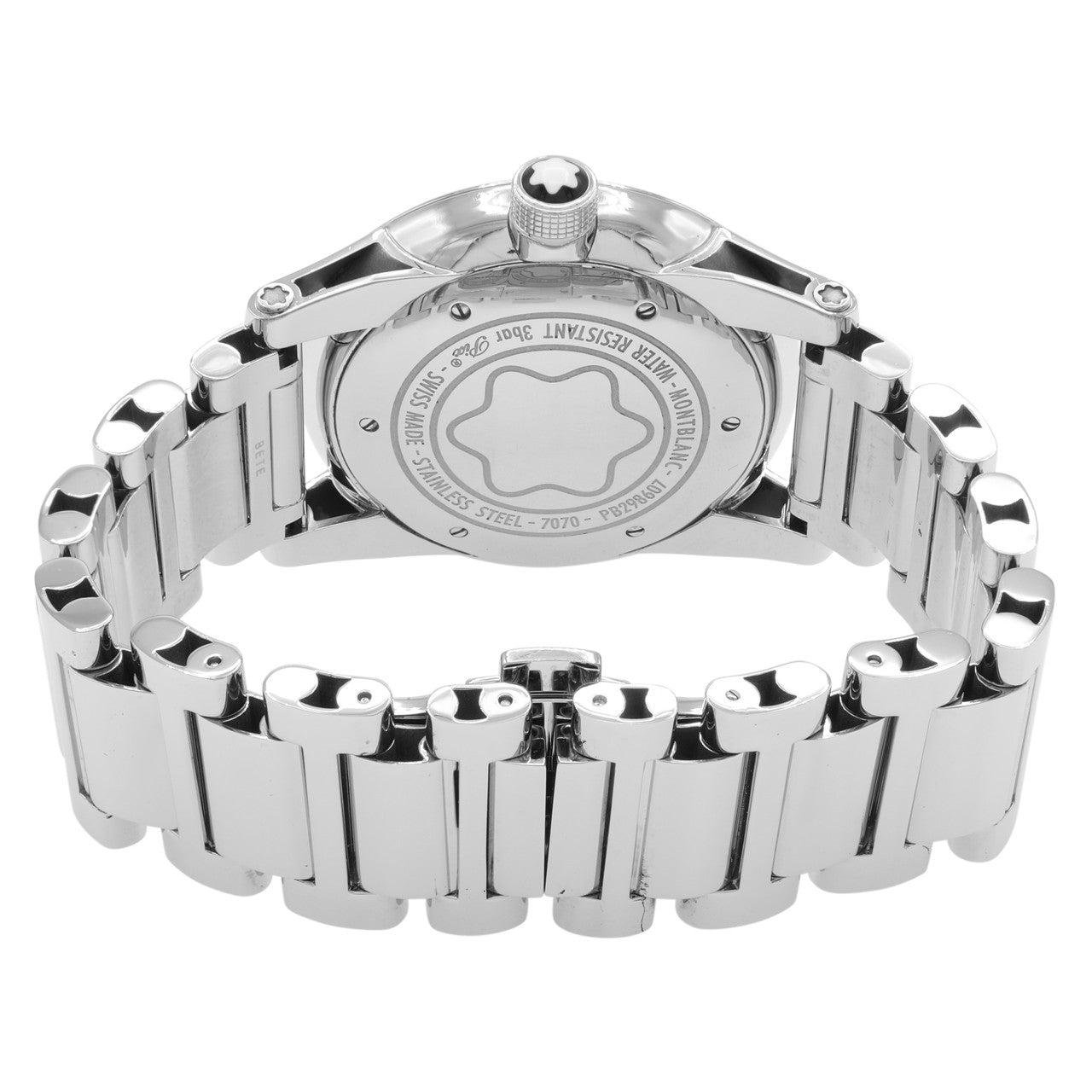Exclusive Montblanc Stainless Steel Timewalker Automatic — Side View