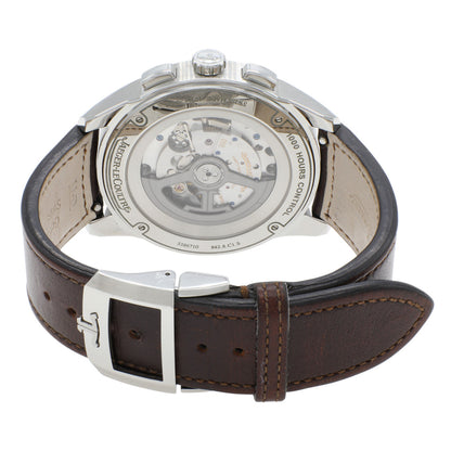 Exclusive Jaeger-LeCoultre Stainless Steel Polaris Chronograph Q9028480 — Detail View