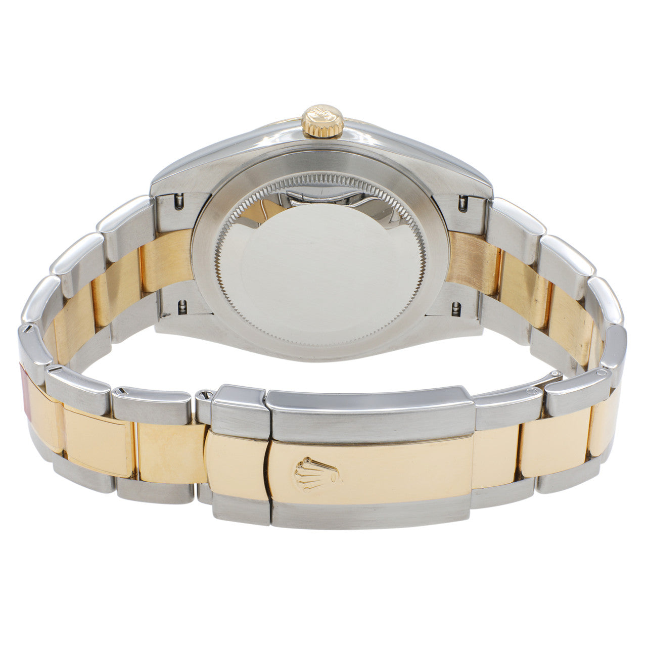 Exclusive Rolex 18K Yellow Gold Stainless Steel Datejust 41 126333 — Side View