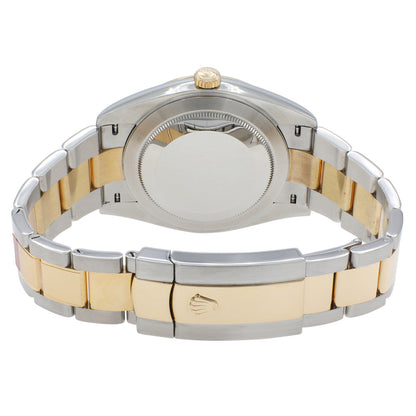 Exclusive Rolex 18K Yellow Gold Stainless Steel Datejust 41 126333 — Side View