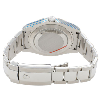 Exclusive Rolex Stainless Steel 18K White Gold Datejust  II 116334 — Side View