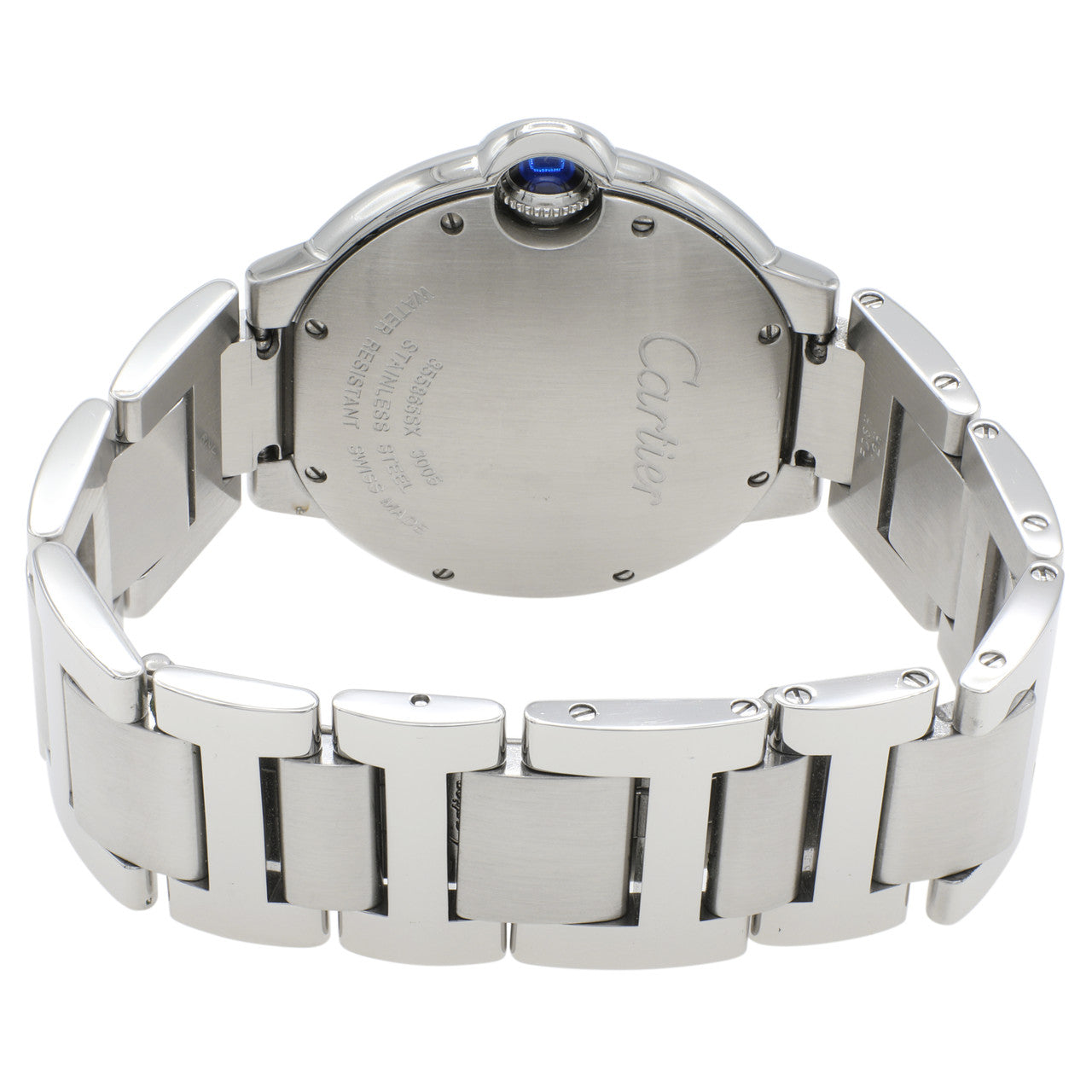 Exclusive Cartier Stainless Steel Ballon Bleu 36mm Quartz W69011Z4 — Side View