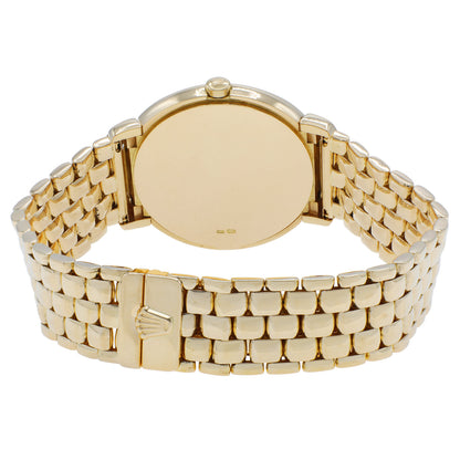 Exclusive Rolex 18K Yellow Gold Cellini 6622 — Side View