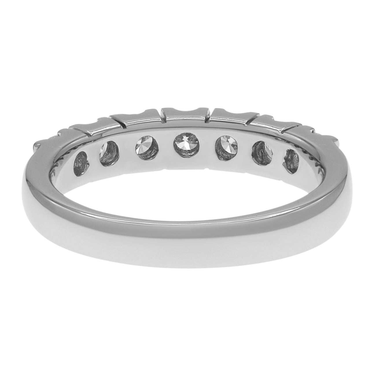 Exclusive Platinum 0.70 Carat Diamond Ring — 4.5 — Side View