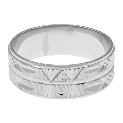 Exclusive Platinum Band Ring — Side View