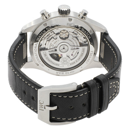 Exclusive IWC Stainless Steel Pilot Chronograph 41 IW388101 — Side View