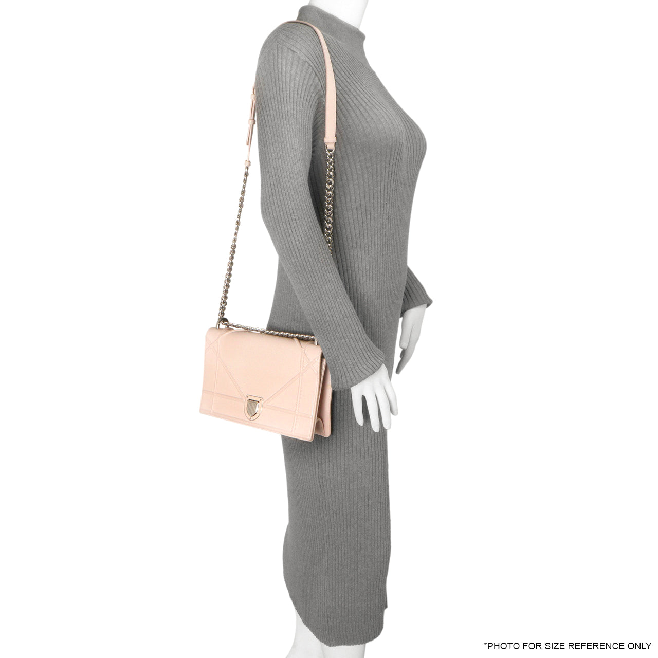 Exclusive Christian Dior Rose Poudre Grained Calfskin Medium  Diorama — Alternate View 11