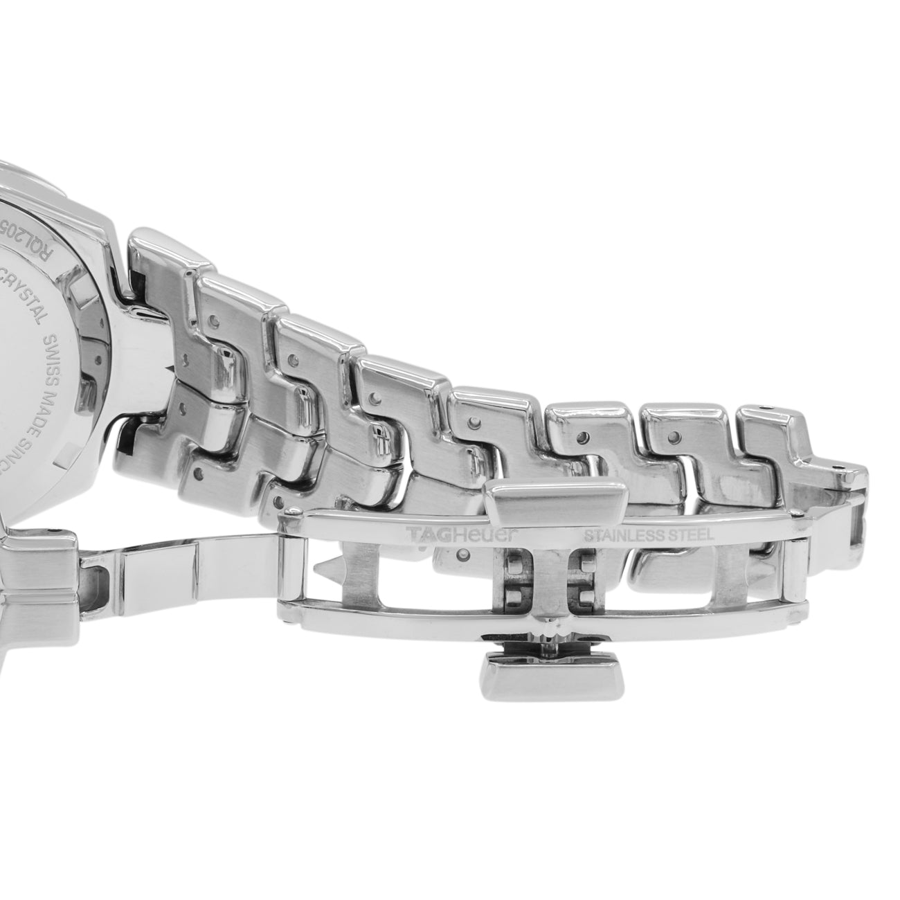 Exclusive Tag Heuer Stainless Steel Diamond Link Quartz WBC1314.BA0600 — Top View