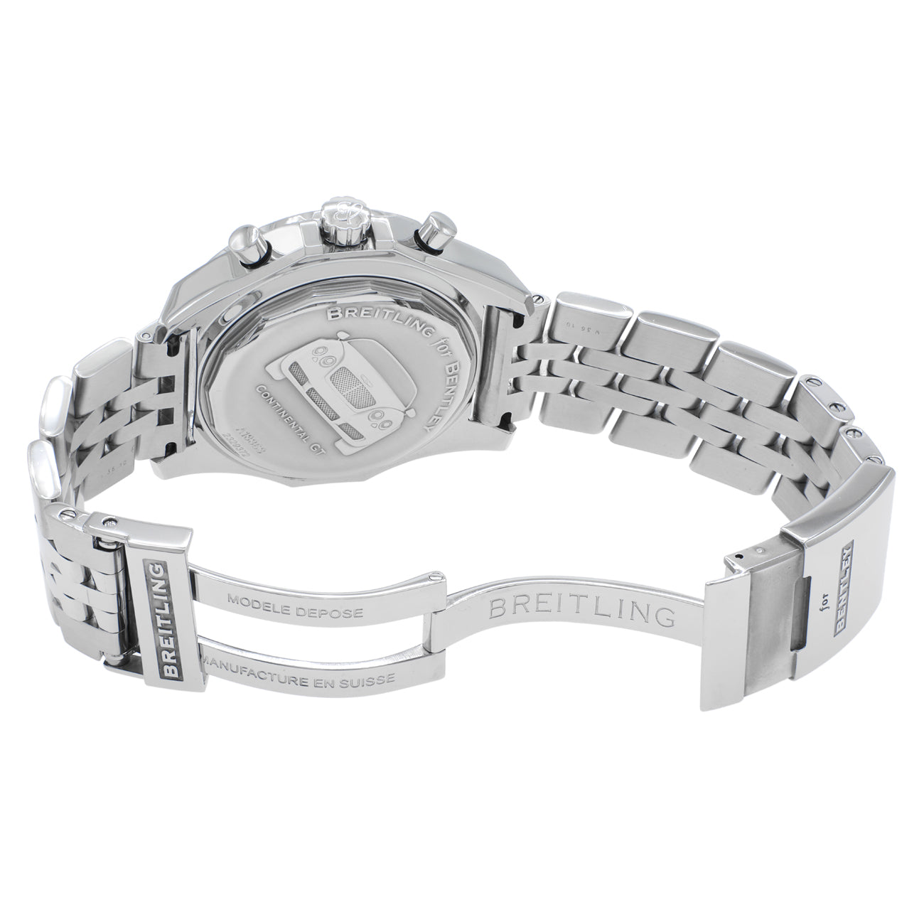 Exclusive Breitling Stainless Steel Bentley GT A1336313/C649 — Top View