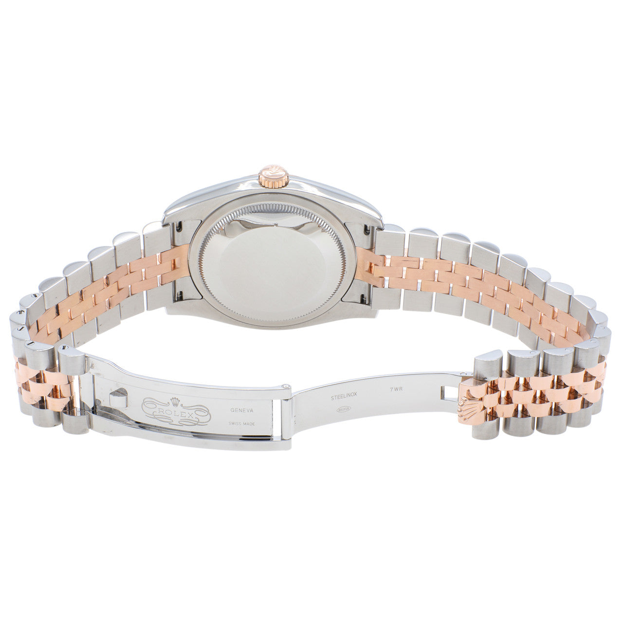 Exclusive Rolex 18K Rose Gold Stainless Steel Datejust 36 116231 — Lifestyle View