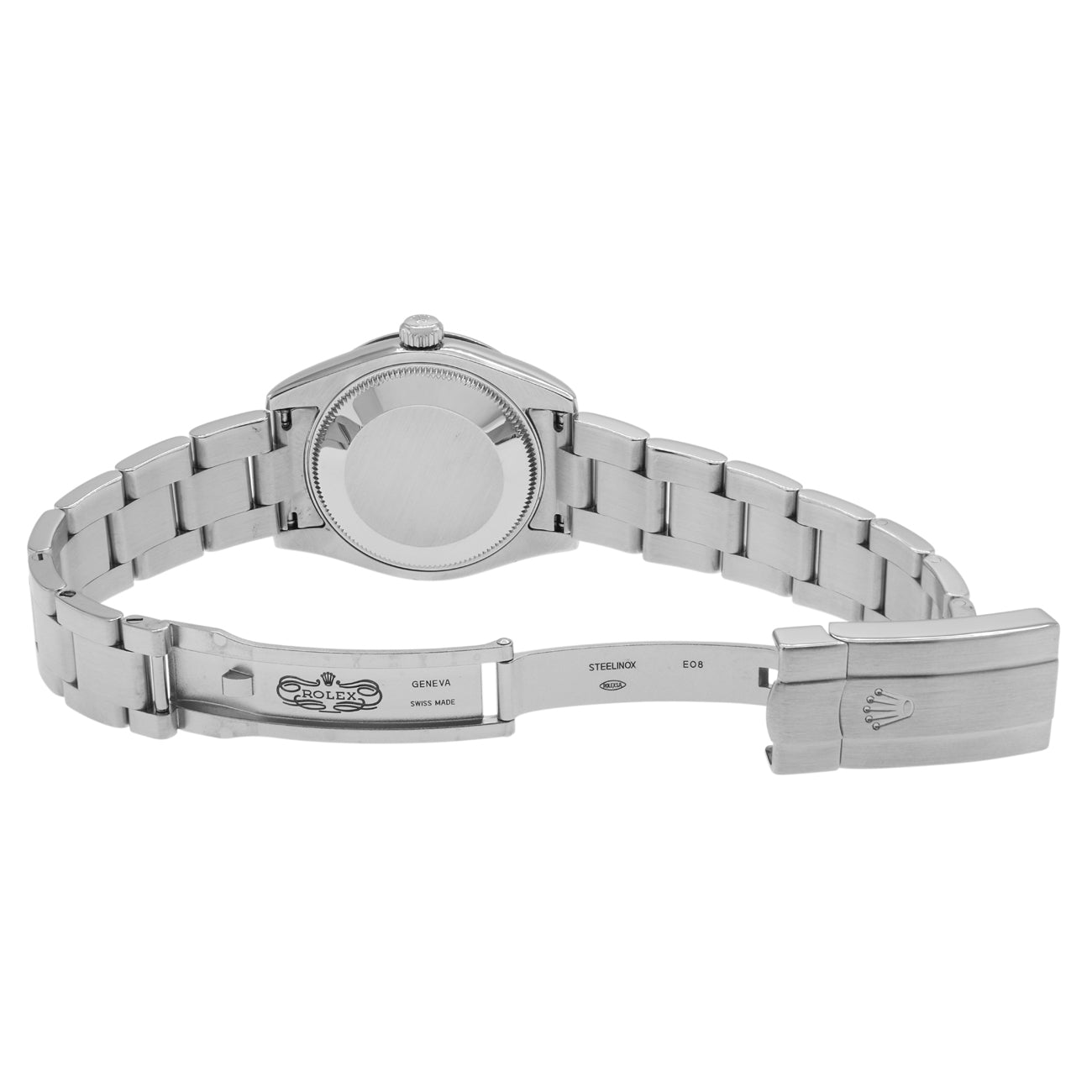 Exclusive Rolex Stainless Steel Oyster Perpetual 31 177200 — Top View