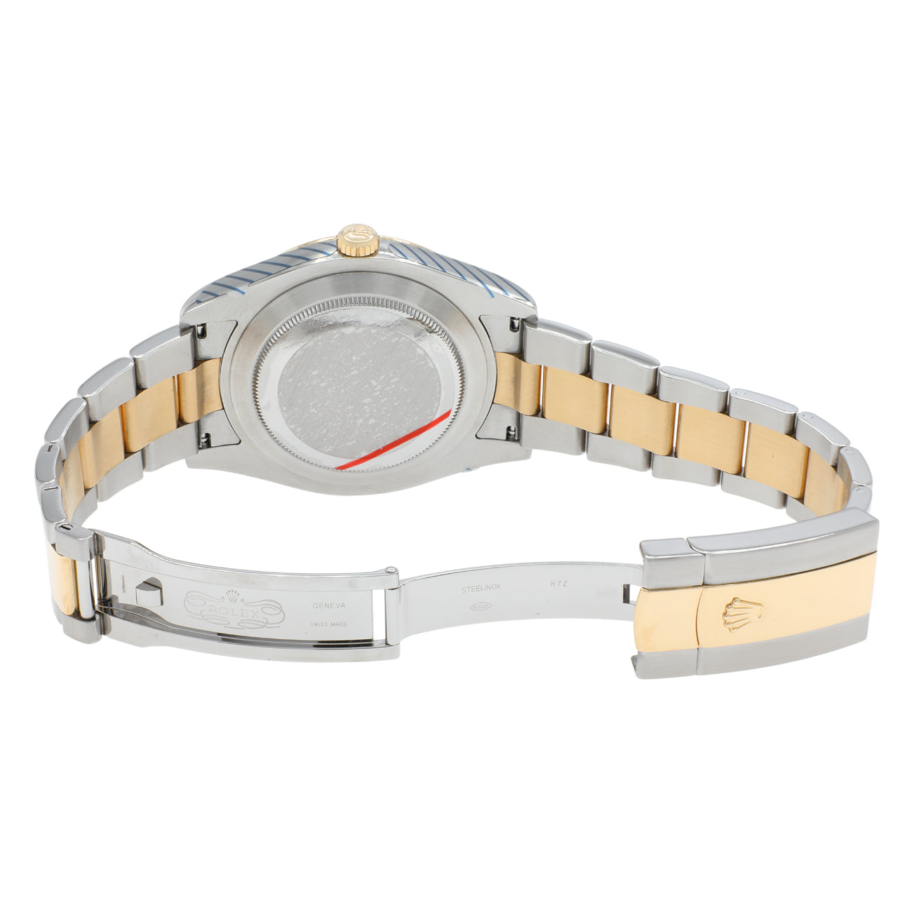 Exclusive Rolex Stainless Steel 18K Yellow Gold Datejust II 116333 — Top View