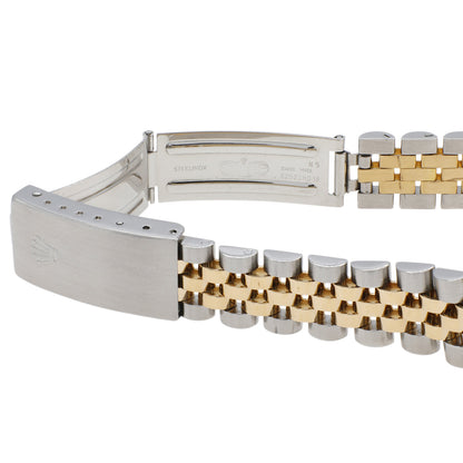 Exclusive Rolex 18K Yellow Gold Stainless Steel Datejust 31 68273 — Top View