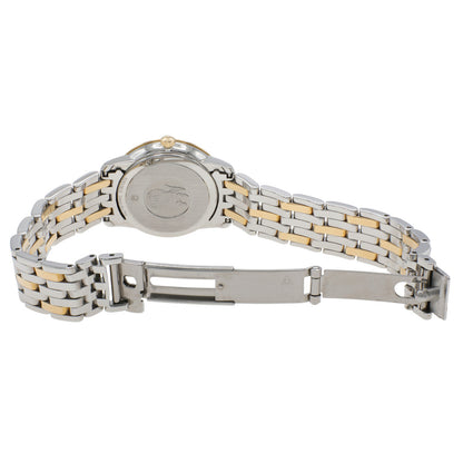 Exclusive Omega Stainless Steel 18K Yellow Gold De Ville Prestige Quartz 424.20.27.60.58.004 — Top View