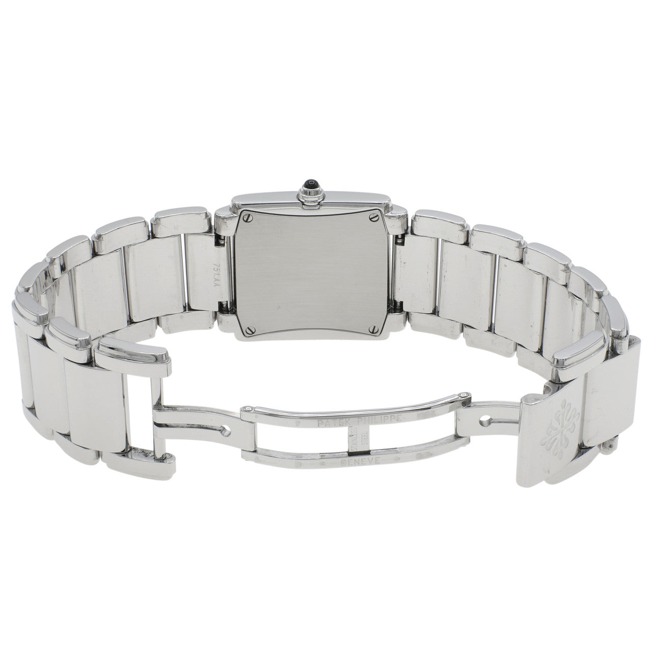 Exclusive Patek Philippe Stainless Steel Diamond Twenty-4 4910-10A-010 — Top View