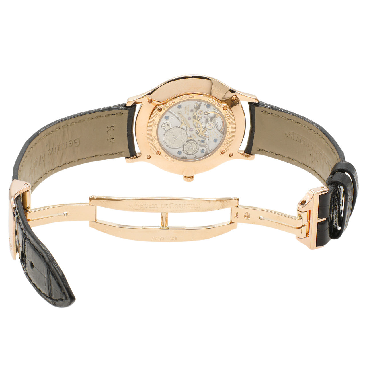 Exclusive Jaeger-LeCoultre 18K Rose Gold Master Ultra Thin  145.2.79S — Top View