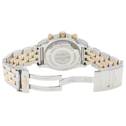 Exclusive Breitling Stainless Steel 18K Rose Gold Chronomat 44 IB0110 — Top View